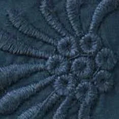 The Davis Shirt in Navy Floral Embroidery