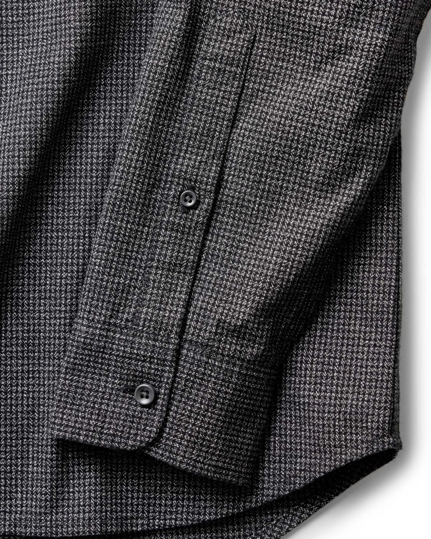 The Jack in Coal Jaspe Check Oxford