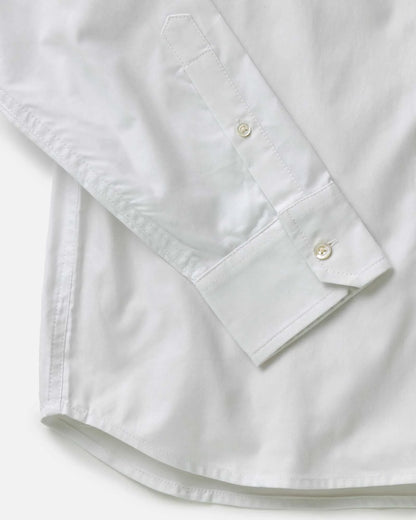 The Hyde Shirt in White Pinpoint Oxford