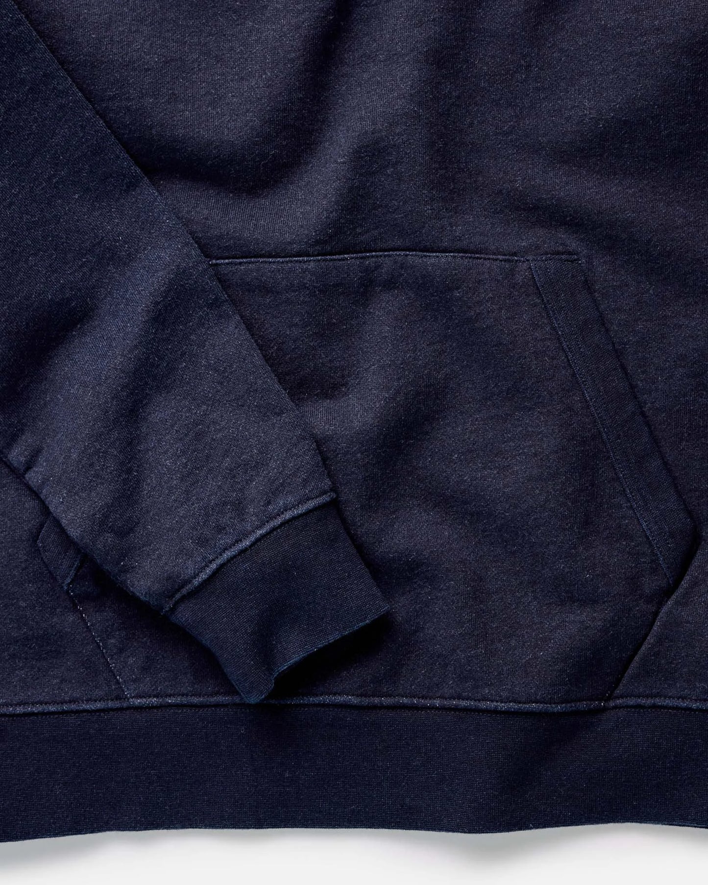 The Sunset Hoodie in Rinsed Indigo Terry