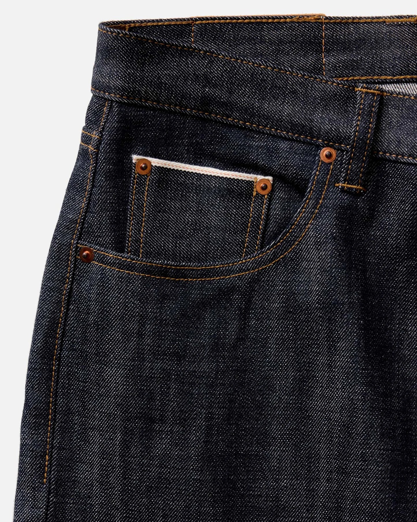 The Slim Jean in Rigid Organic Selvedge