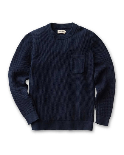 The Crawford Crew Sweater in Navy
