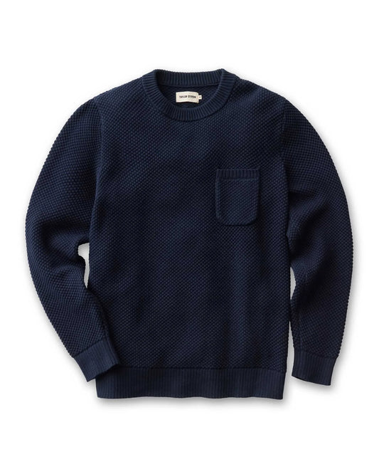 The Crawford Crew Sweater in Navy