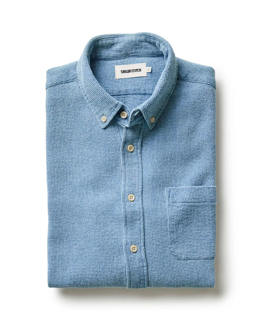 The Jack in Washed Indigo Waffle