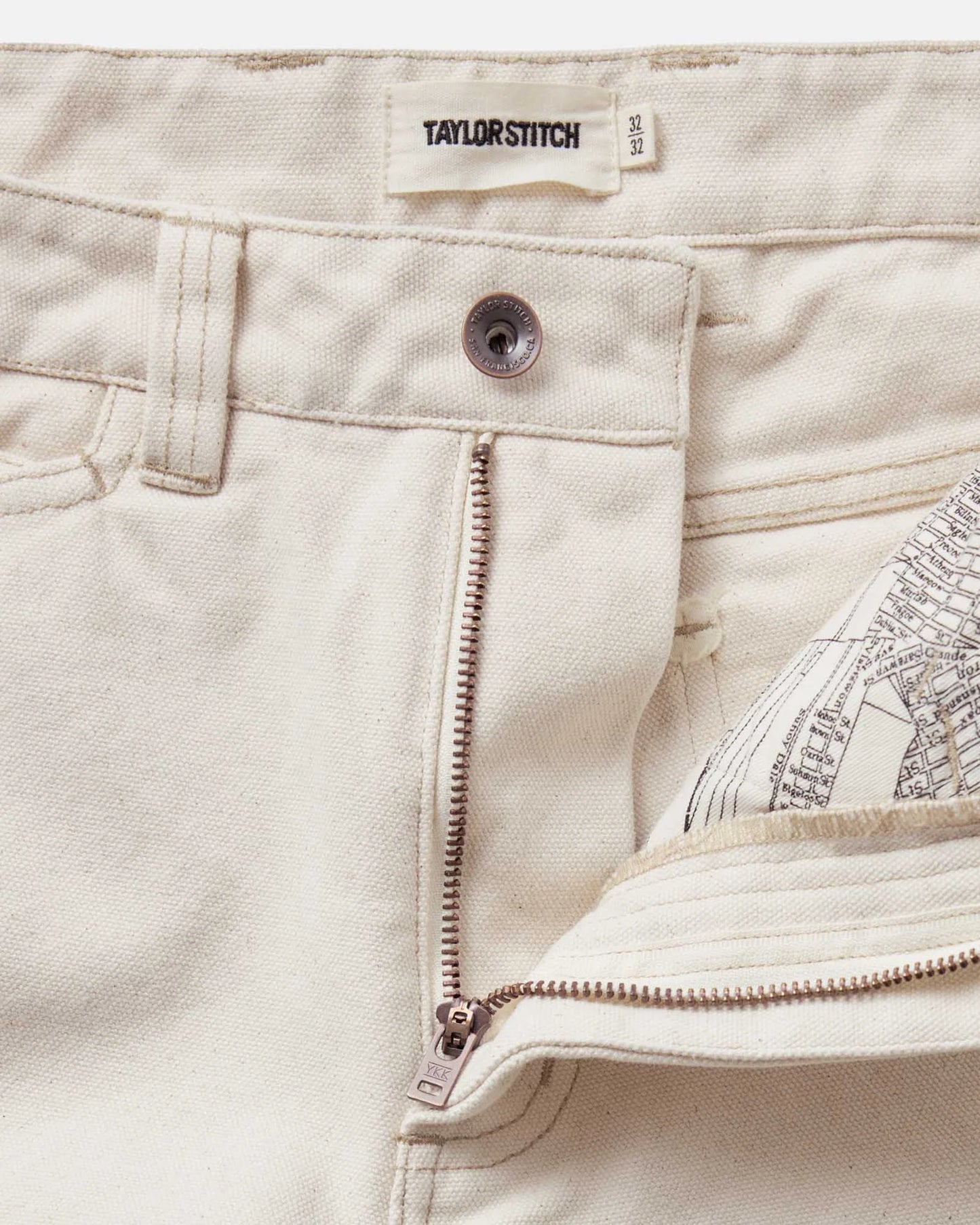 The Painter Pant in Seeded Natural Chipped Canvas
