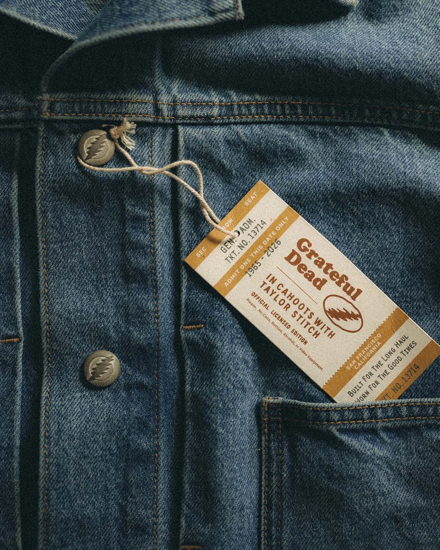 The Haight Jacket in Light Wash Hemp Denim