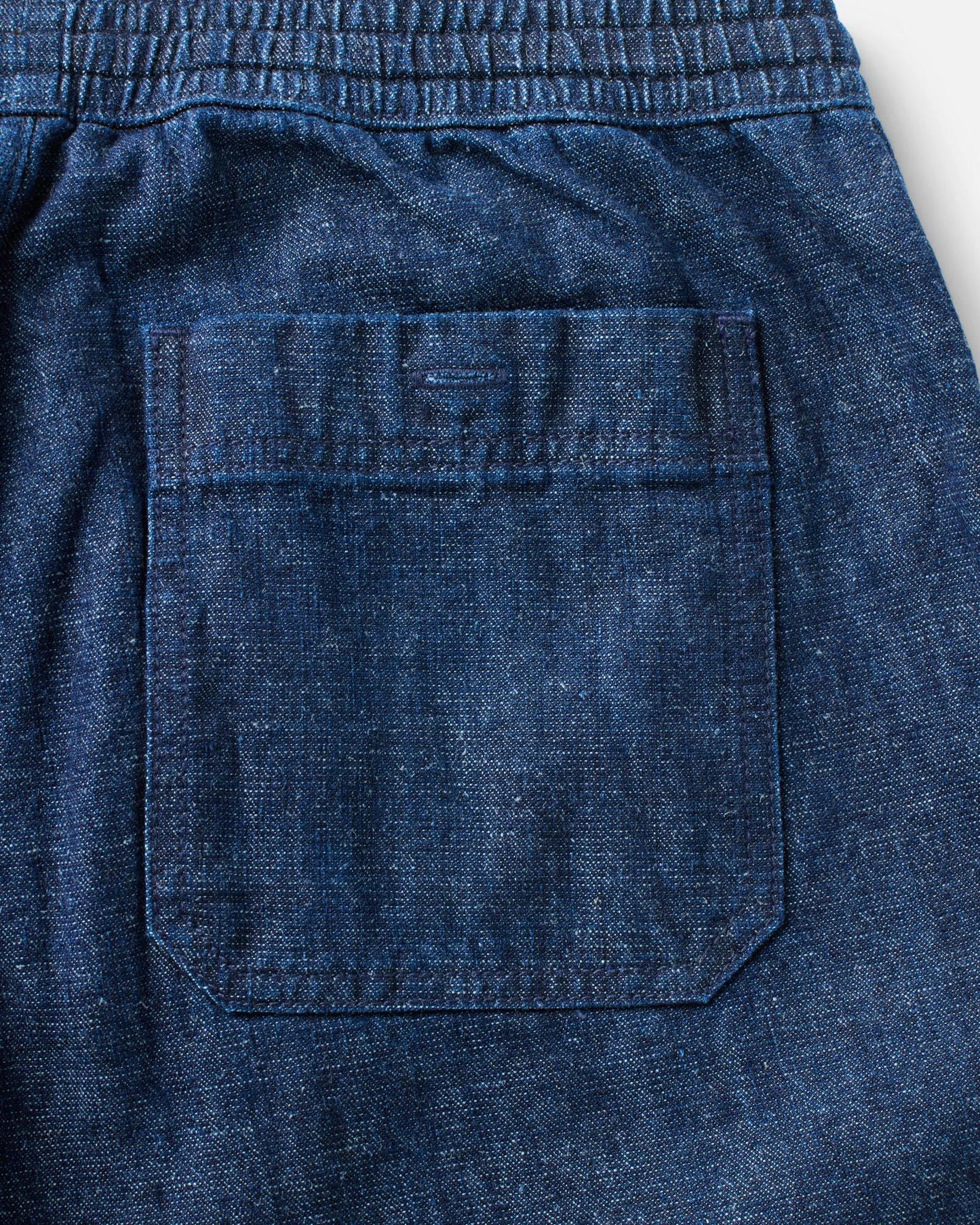 The Breakwater Pant in Rinsed Indigo Hemp Denim