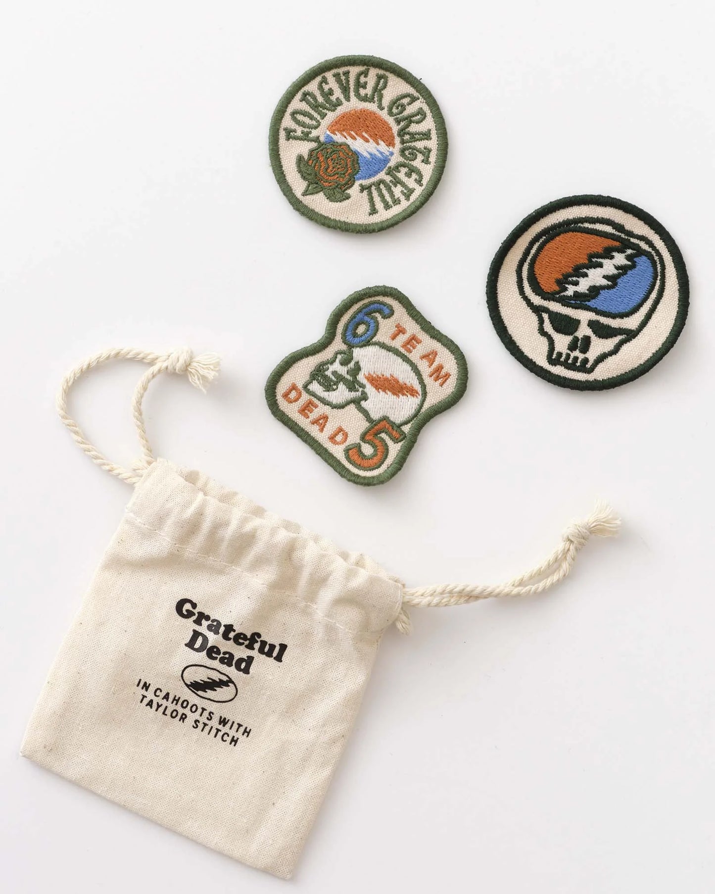 The Grateful Dead ‘65 Patch Set