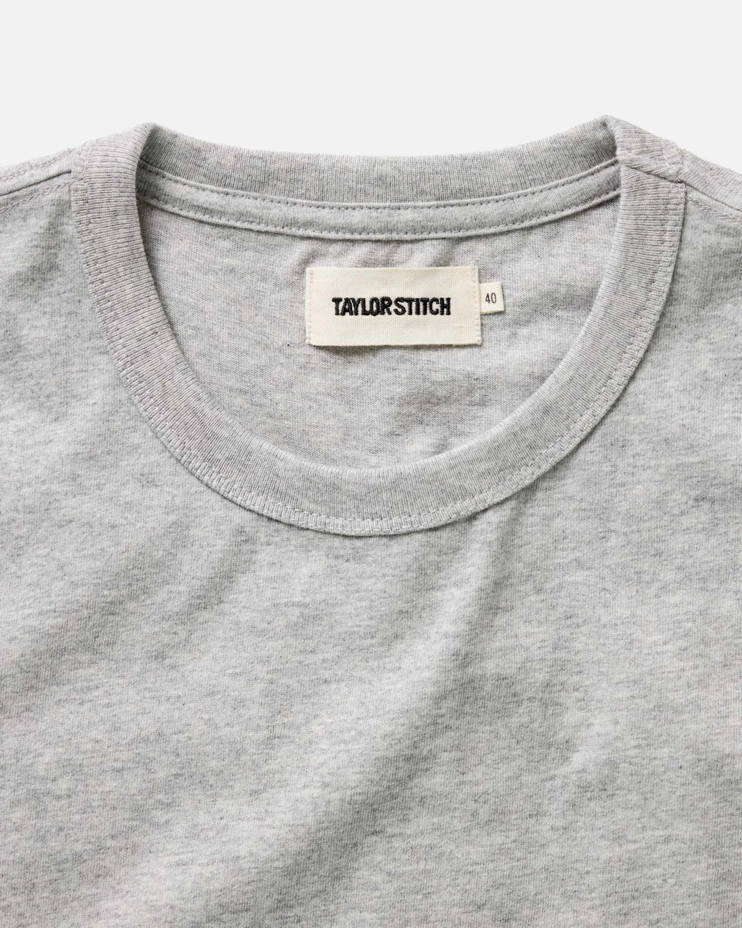 The Organic Cotton Tee in Heather Grey