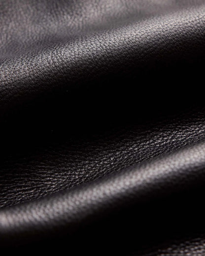 The Moto Jacket in Black Steerhide