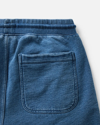 The Sunset Pant in Washed Indigo Terry
