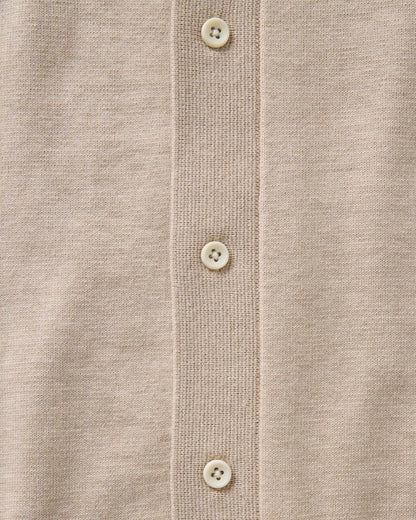 The Nichols Polo in Sable Cotton Cashmere