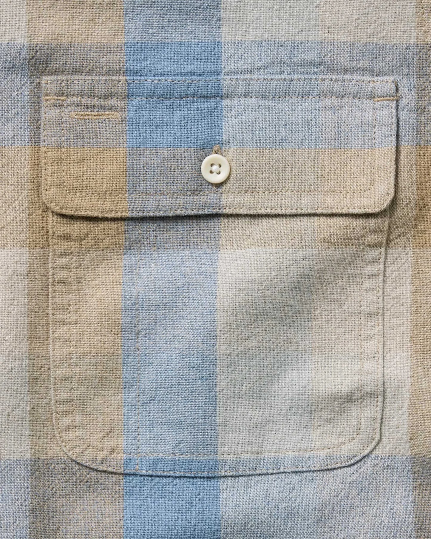 The Craftsman Shirt in Blue Sky Check
