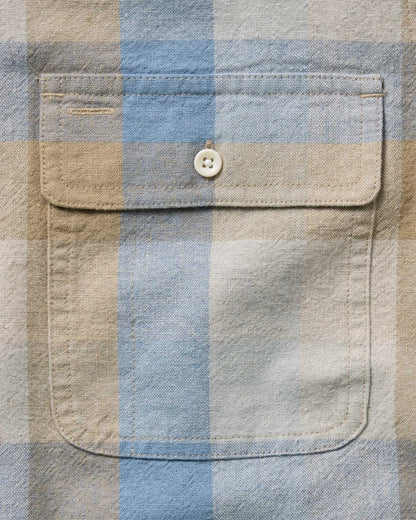 The Craftsman Shirt in Blue Sky Check