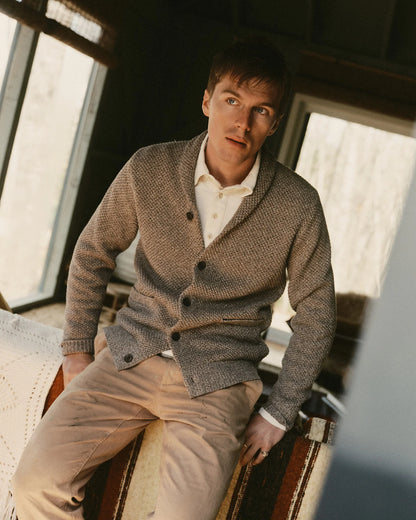 The Crawford Sweater in Coffee Twist