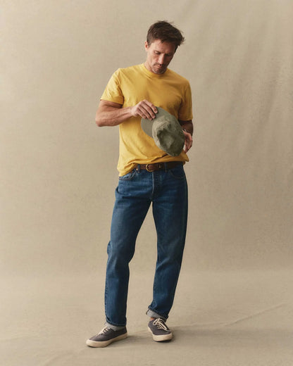 The Cotton Hemp Tee in Goldfinch
