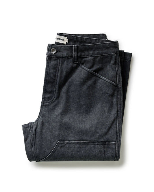 The Chore Pant in Coal Chipped Canvas