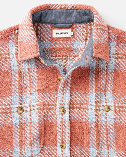 The Cutter Overshirt in Salmon Plaid