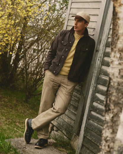 The Long Haul Jacket in Soil Slub Denim