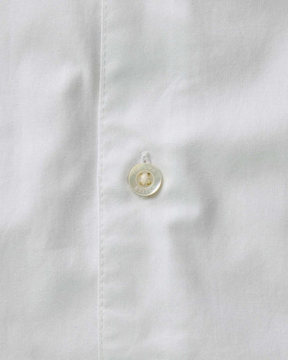 The Hyde Shirt in White Pinpoint Oxford