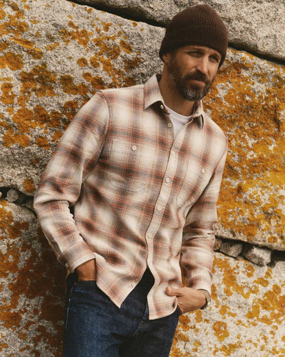 The Utility Shirt in Seaside Check Sashiko