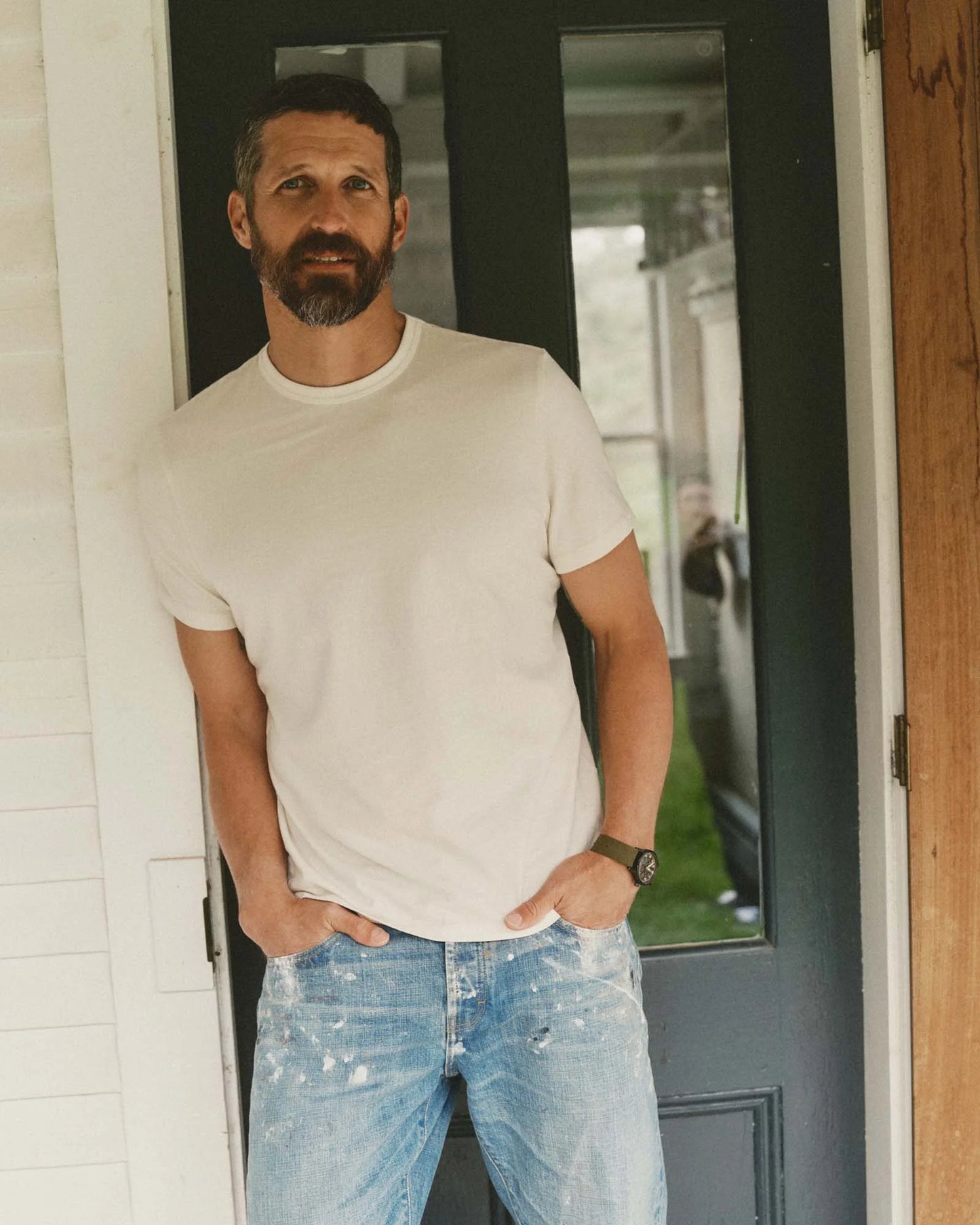 The Organic Cotton Tee in Vintage White