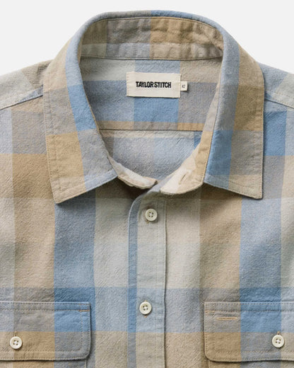 The Craftsman Shirt in Blue Sky Check