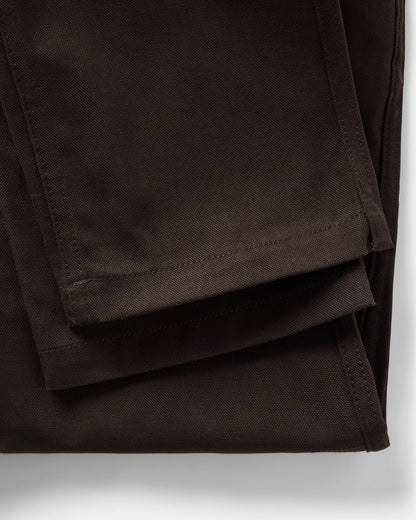 The Good Acre Chore Pant in Coffee Canvas