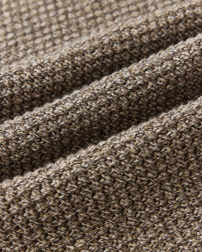 The Crawford Crew Sweater in Coffee Twist