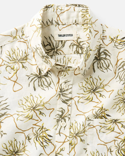 The Short Sleeve Jack in Dried Palms