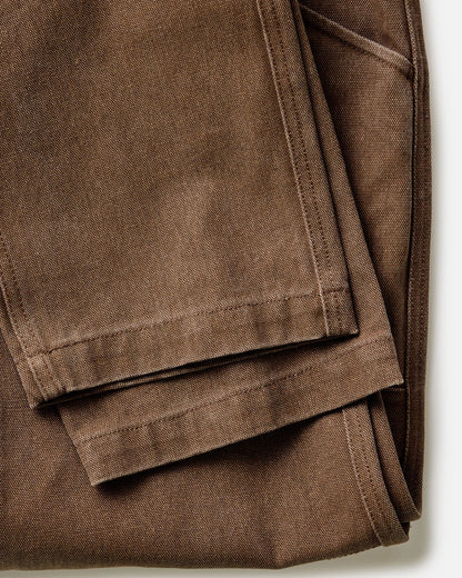 The Chore Pant in Aged Penny Chipped Canvas