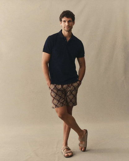 The Pacific Polo in Rinsed Indigo Pique