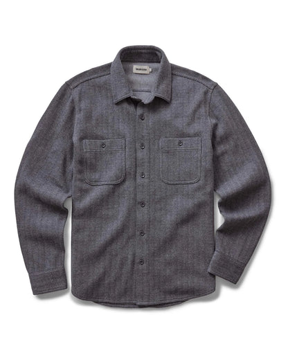 The North Shore Knit Shirt in Heather Coal