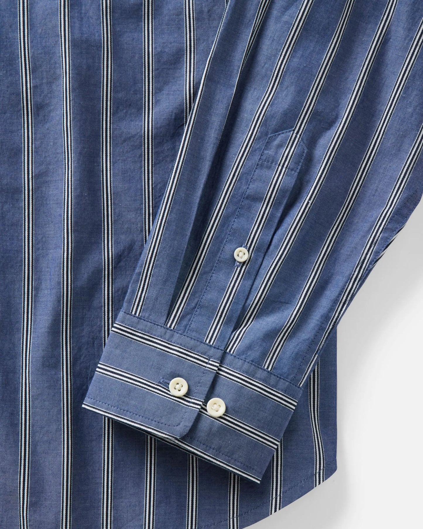 The Quincy Shirt in Bay Stripe