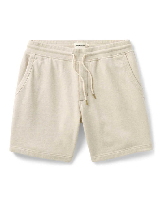 The Sunset Short in Heather Oat Terry