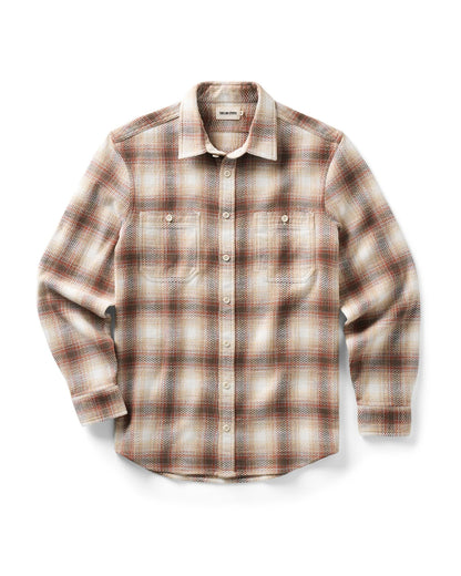 The Utility Shirt in Seaside Check Sashiko