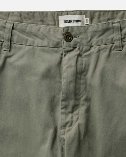 The Straight Foundation Pant in Organic Smoked Olive