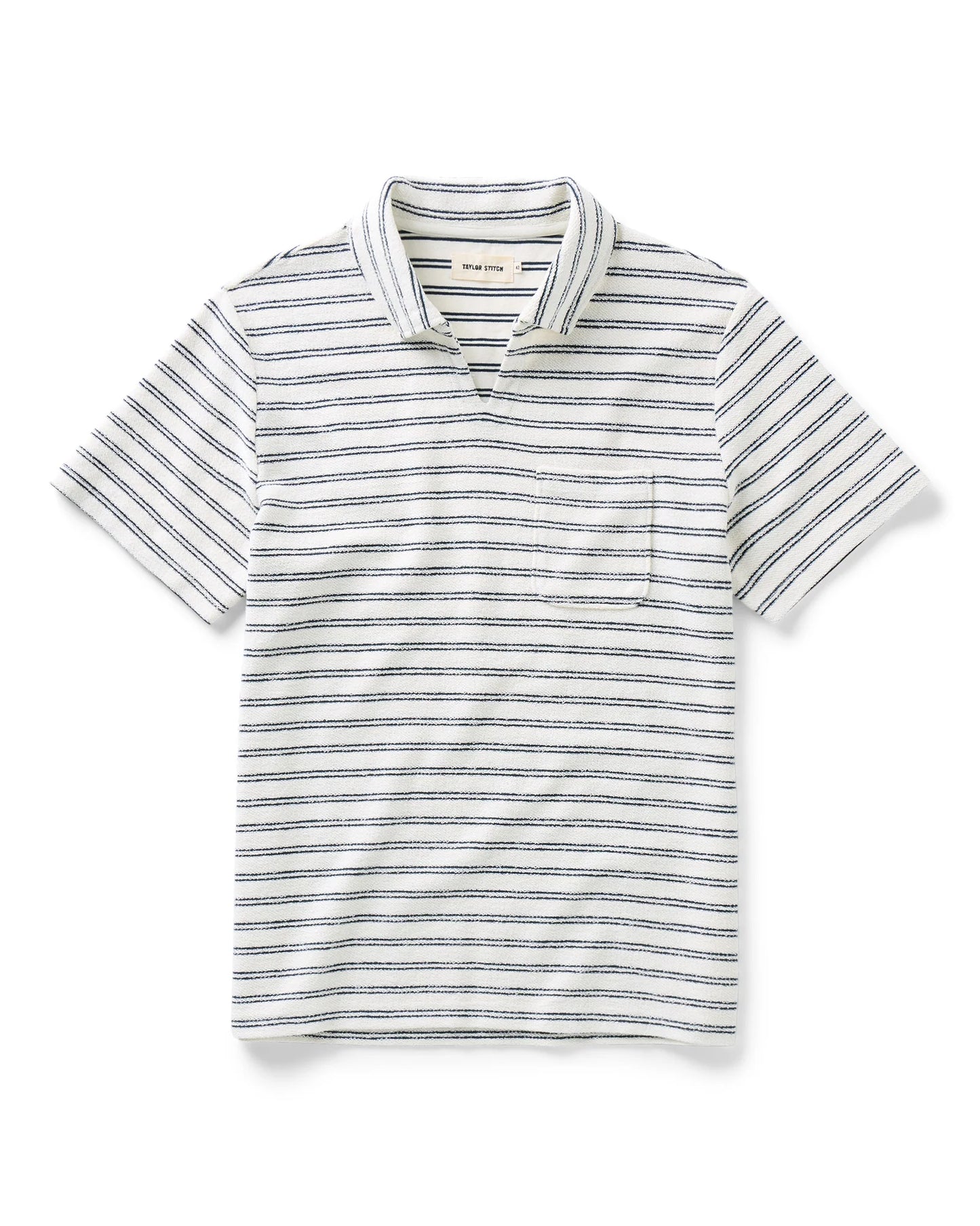 The Meridian Polo in Marine Stripe