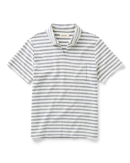 The Meridian Polo in Marine Stripe