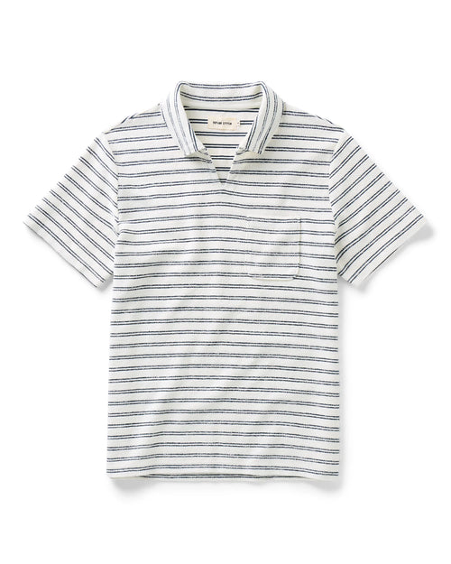 The Meridian Polo in Marine Stripe