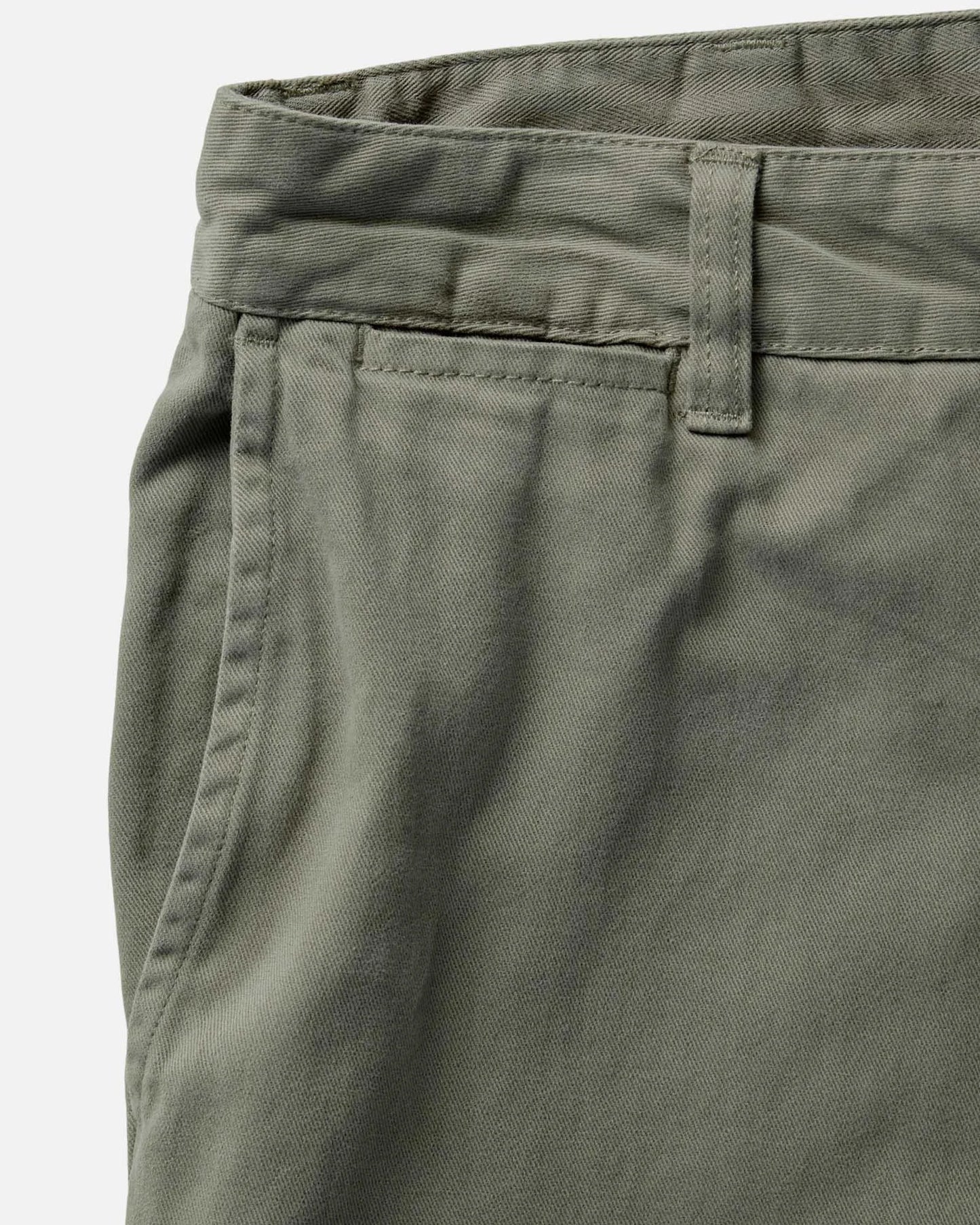 The Straight Foundation Pant in Organic Smoked Olive