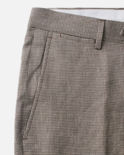 The Stevens Trouser in Morel Micro Check