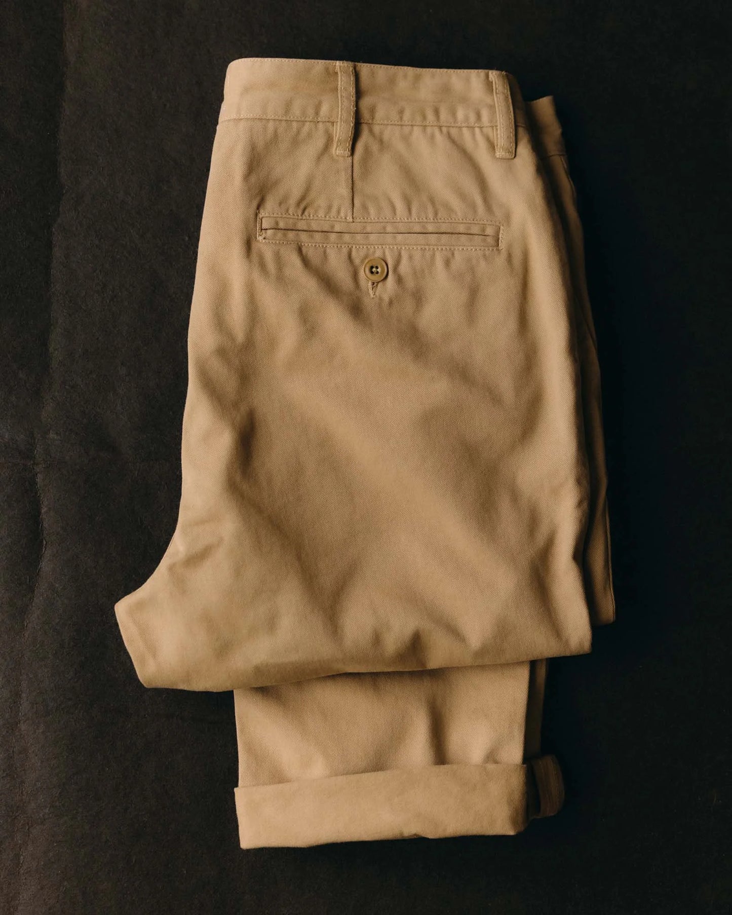 The Slim Foundation Pant in Organic Khaki