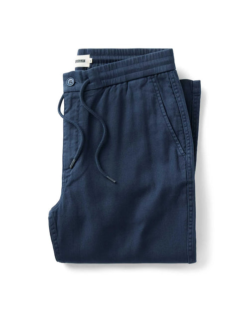 The Roamer Pant in Navy Broken Twill