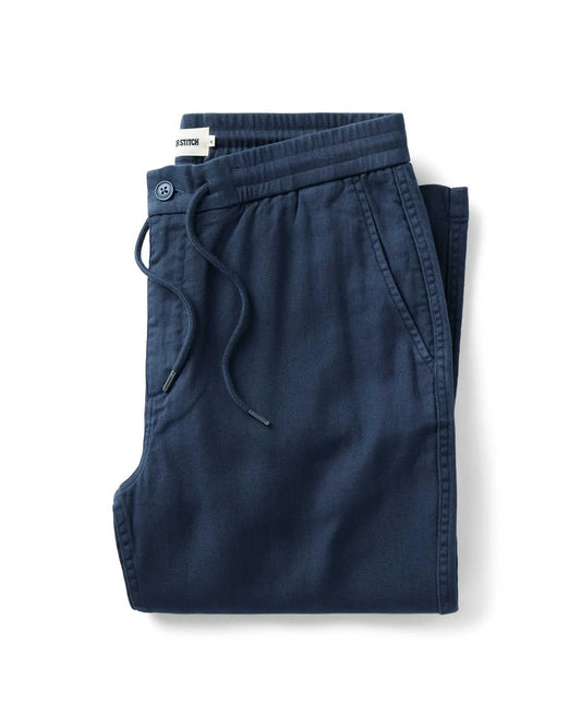 The Roamer Pant in Navy Broken Twill