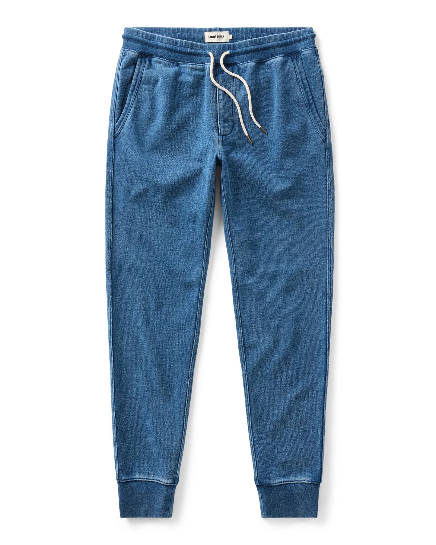 The Sunset Pant in Washed Indigo Terry
