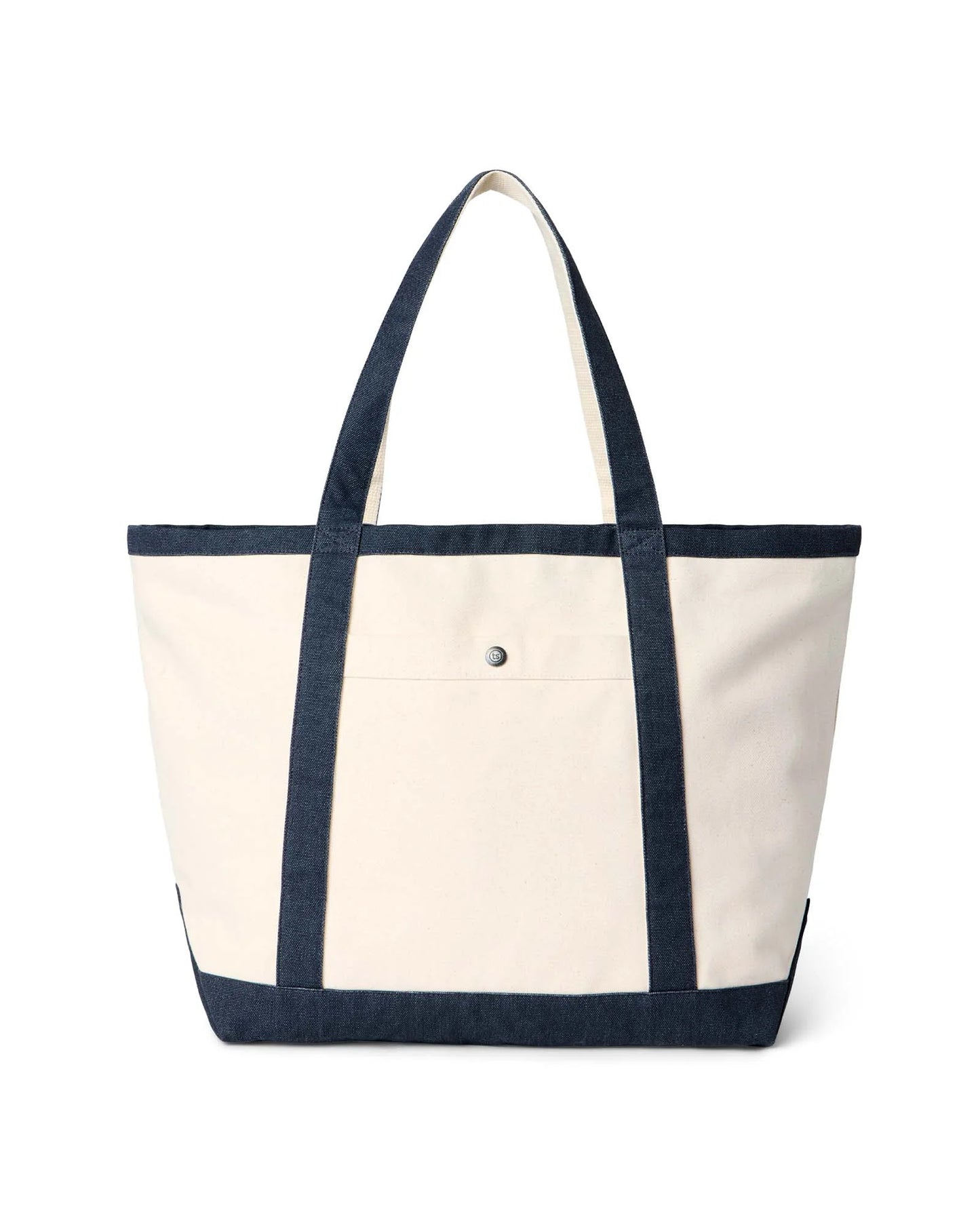 The Schooner Tote in Seeded Natural Chipped Canvas