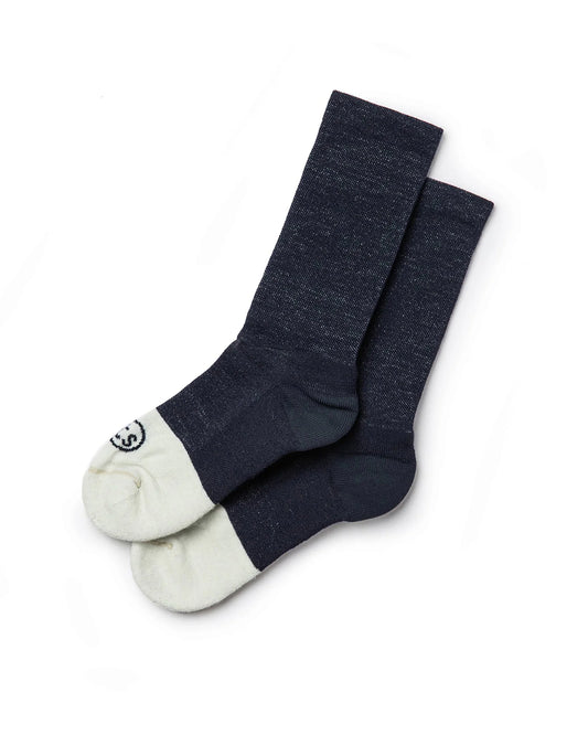 The Merino Sock in Navy