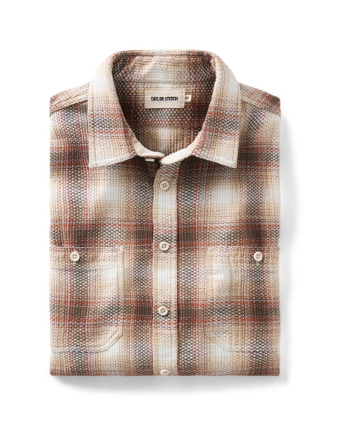 The Utility Shirt in Seaside Check Sashiko