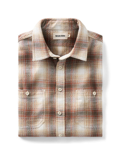 The Utility Shirt in Seaside Check Sashiko